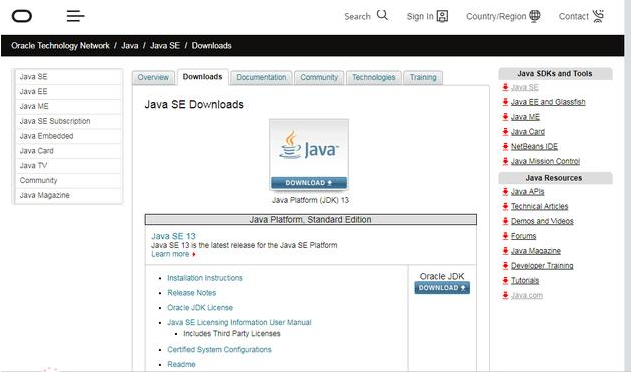 Java基础学习：java中jdk怎么安装